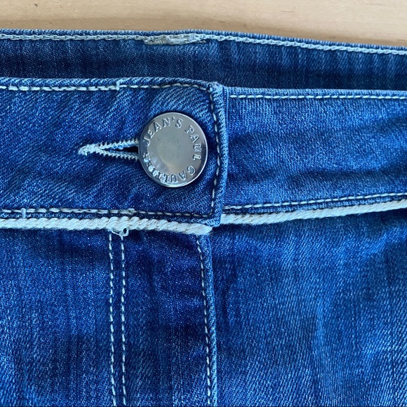 jean paul gaultier denim mini skirt | vintage - Picture 3 of 5